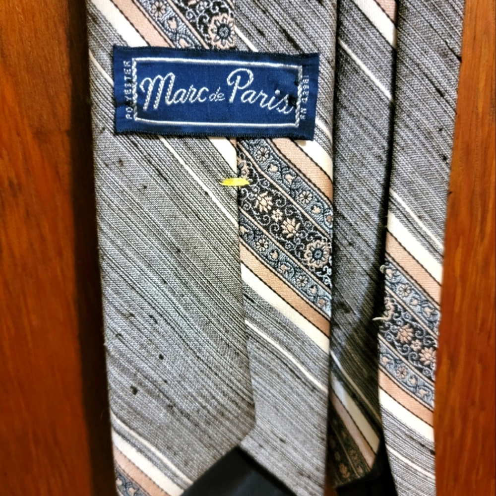 Marc de Paris Polyester 3" Vintage Tie